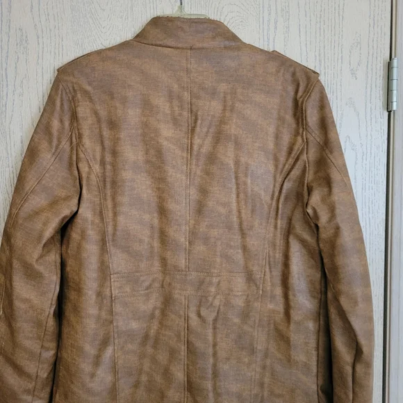 MENS NWOT KP FASHION MAN Faux leather Jacket - Picture 3 of 13